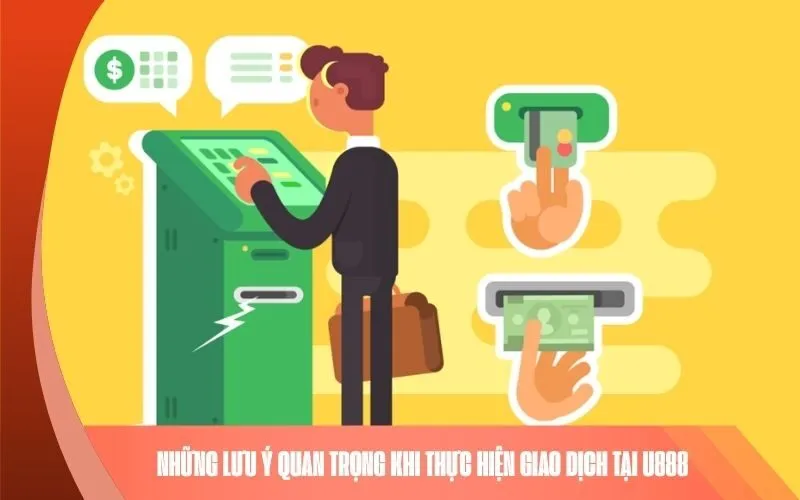Những lưu ý quan trọng khi thực hiện giao dịch tại U888