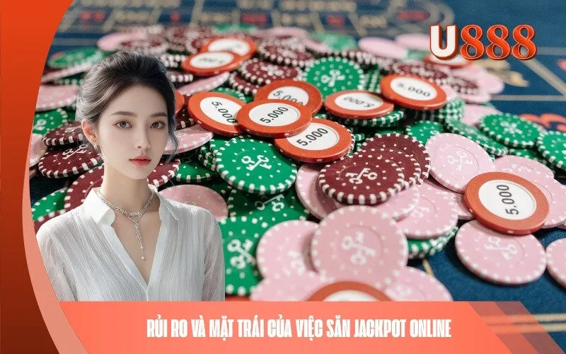 Rủi ro và mặt trái của việc săn Jackpot online